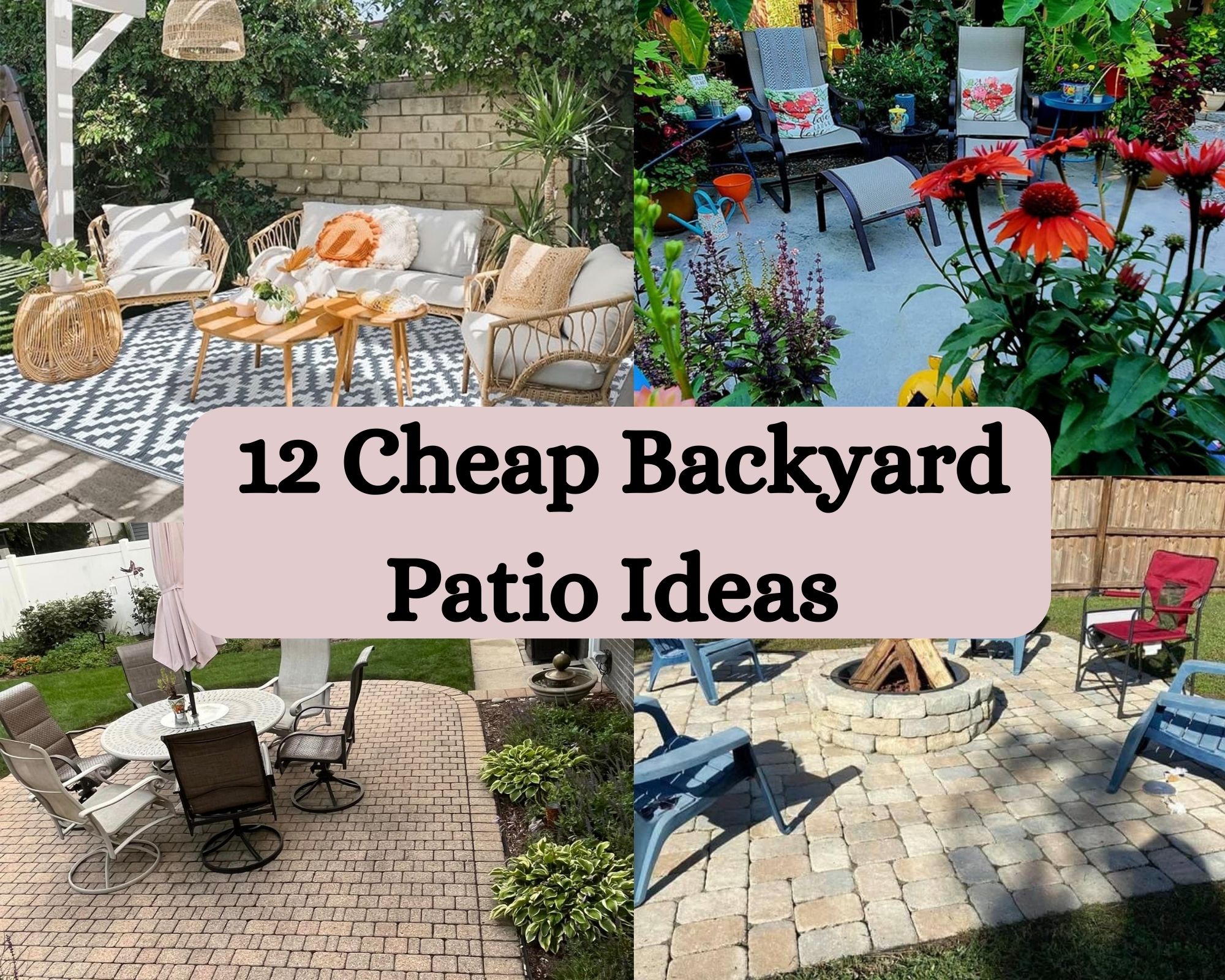 Cheap Backyard Patio decorating Ideas