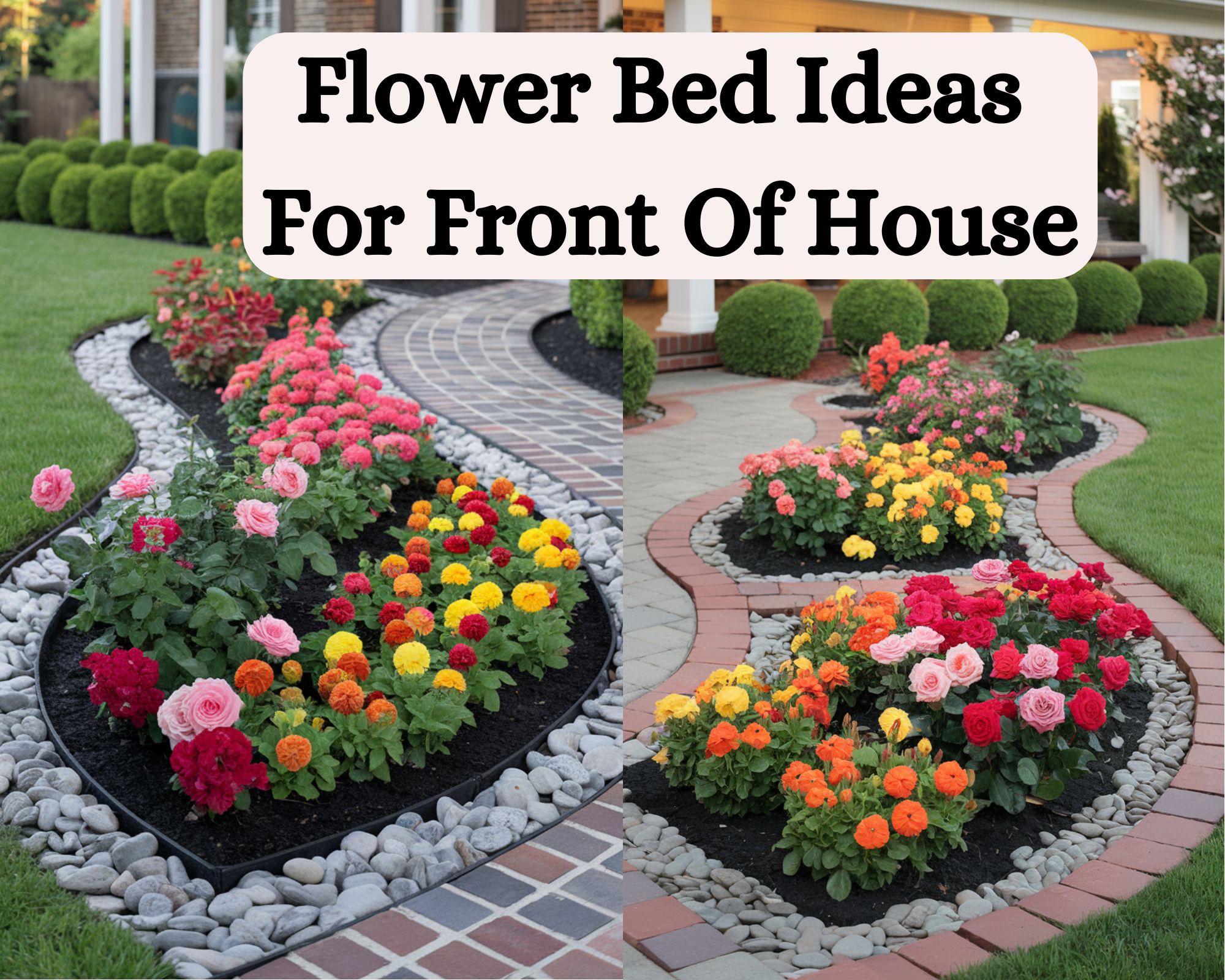 Flower Bed Ideas For Front Of House