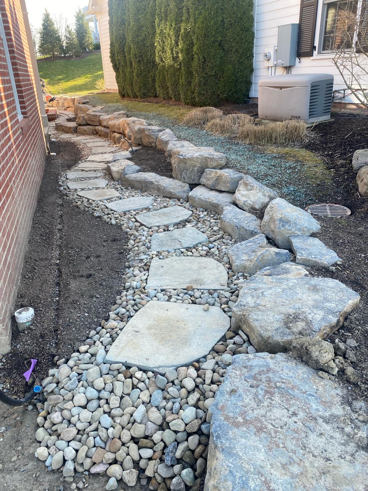 cheap walkway ideas for muddy yards