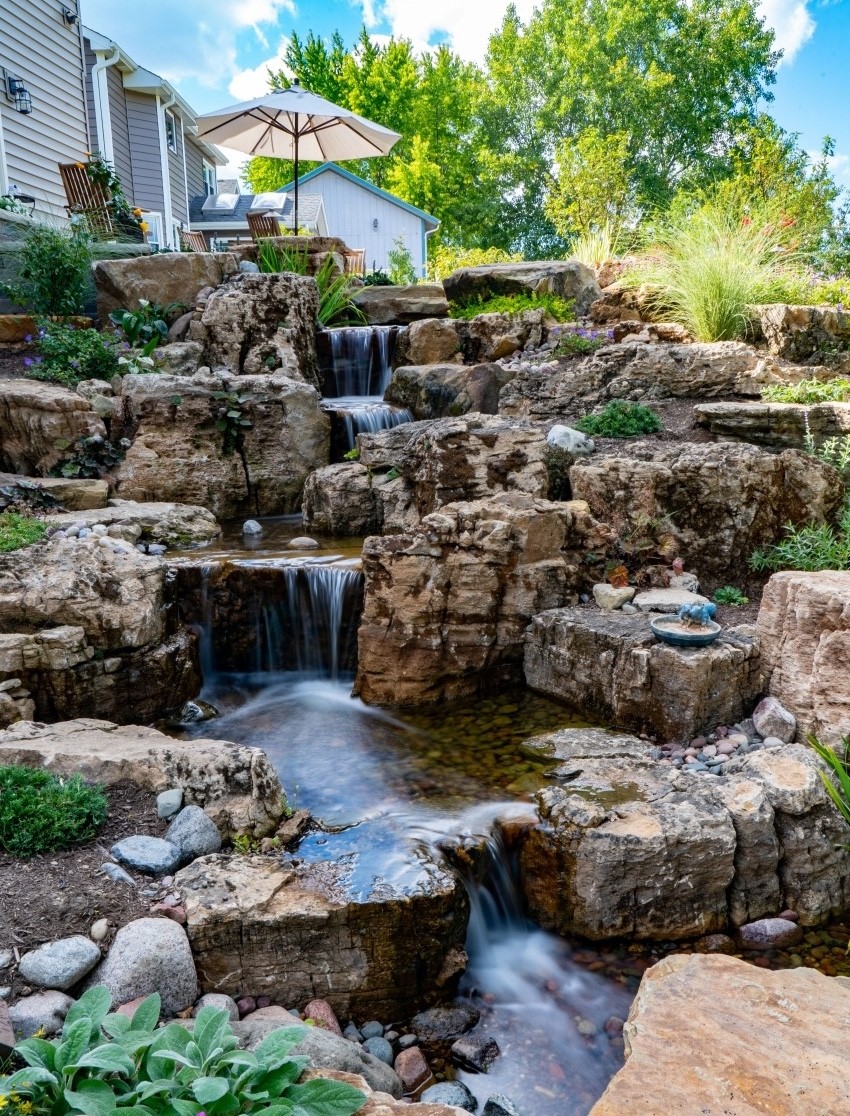 sloped backyard ideas on a budget