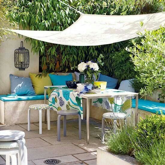 DIY Tent Canopy backyard 