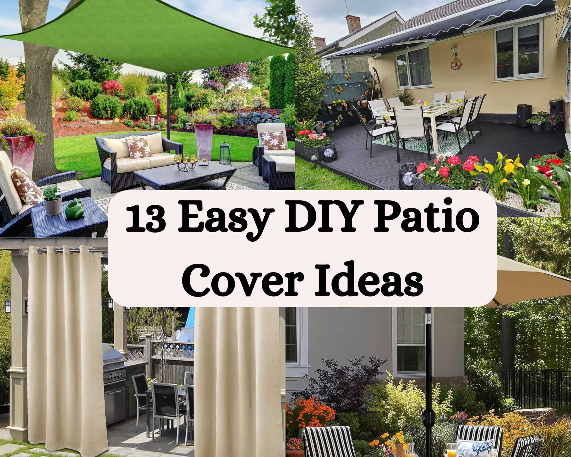 Easy DIY Patio Cover Ideas