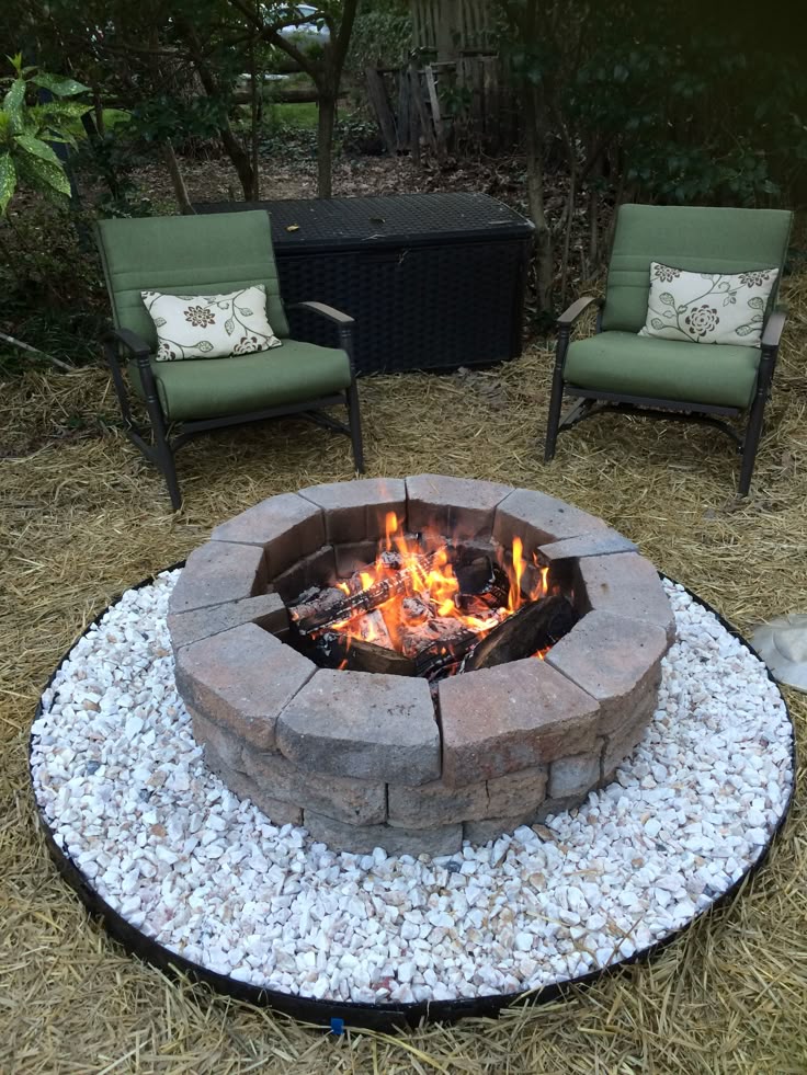White Stone Landscaping Ideas For  Yard