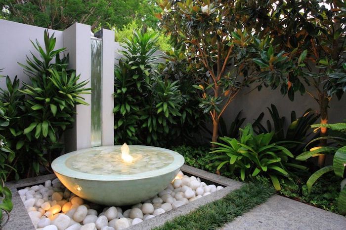 White Stone Landscaping Ideas For Yard