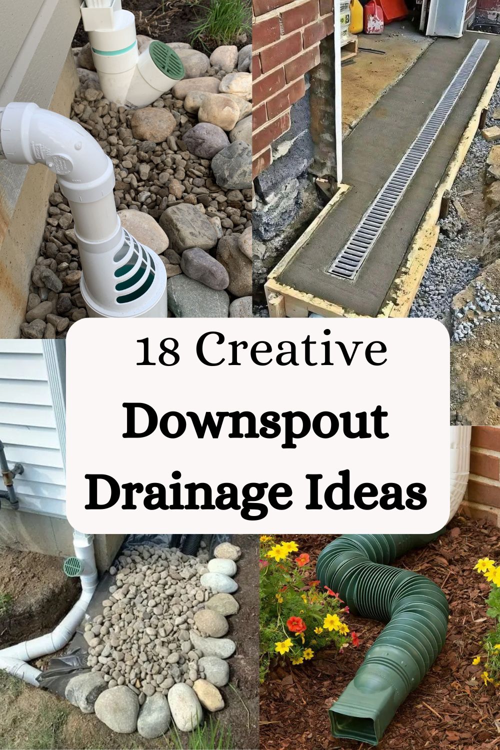 Creative Downspout Drainage Ideas