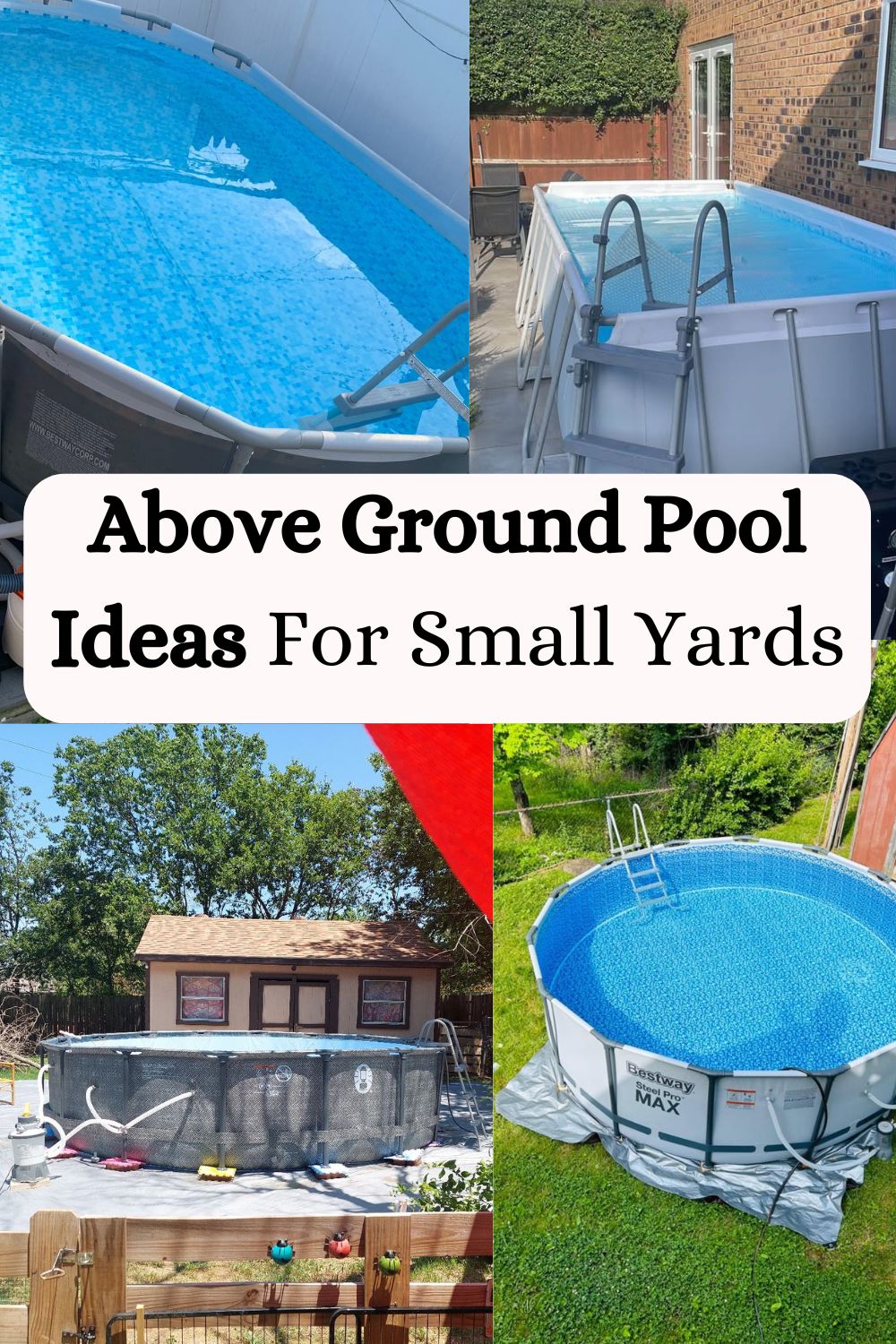 Above Ground Pool Ideas For Small Yards