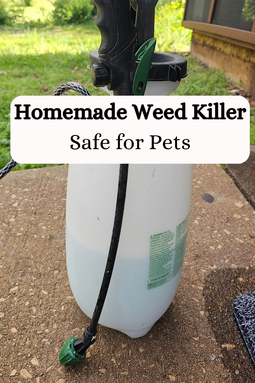 Homemade Weed Killer Safe for Pets