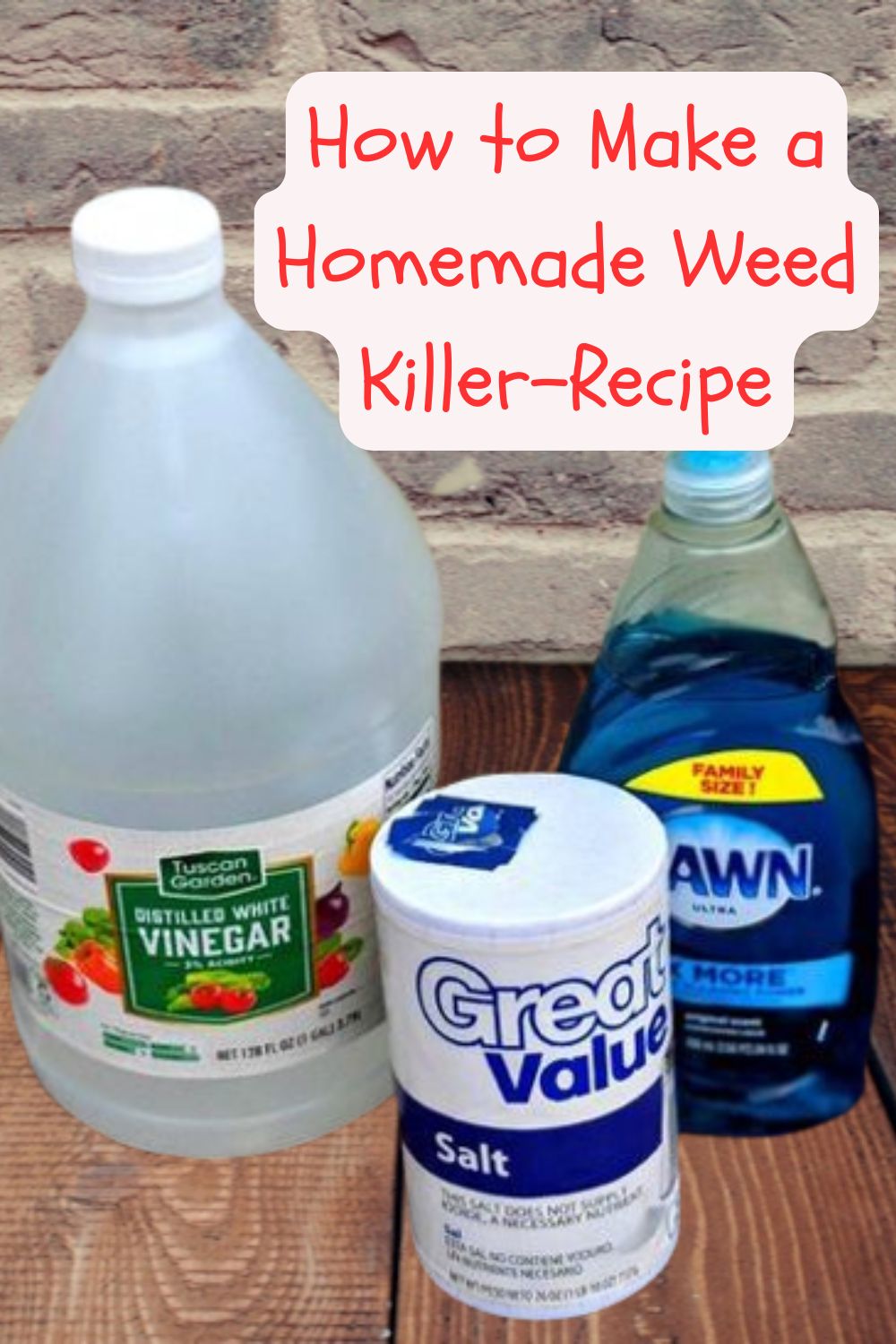 How to Make a Homemade Weed Killer-Recipe