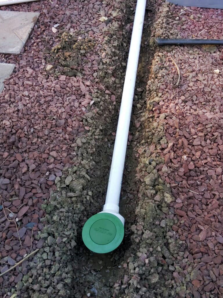 Seamless gutter downspout drainage ideas
