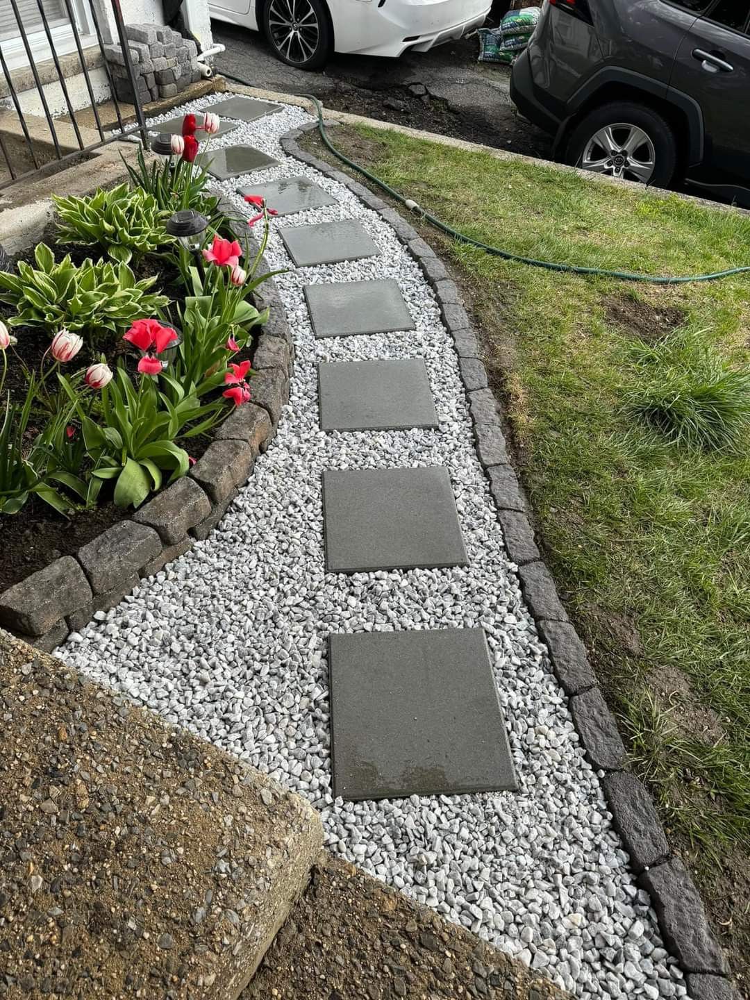 Cheap DIY walkway ideas