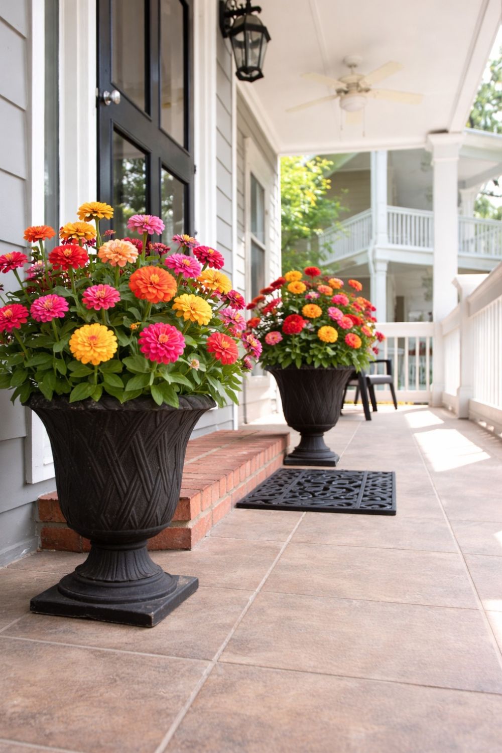 small front porch planter ideas