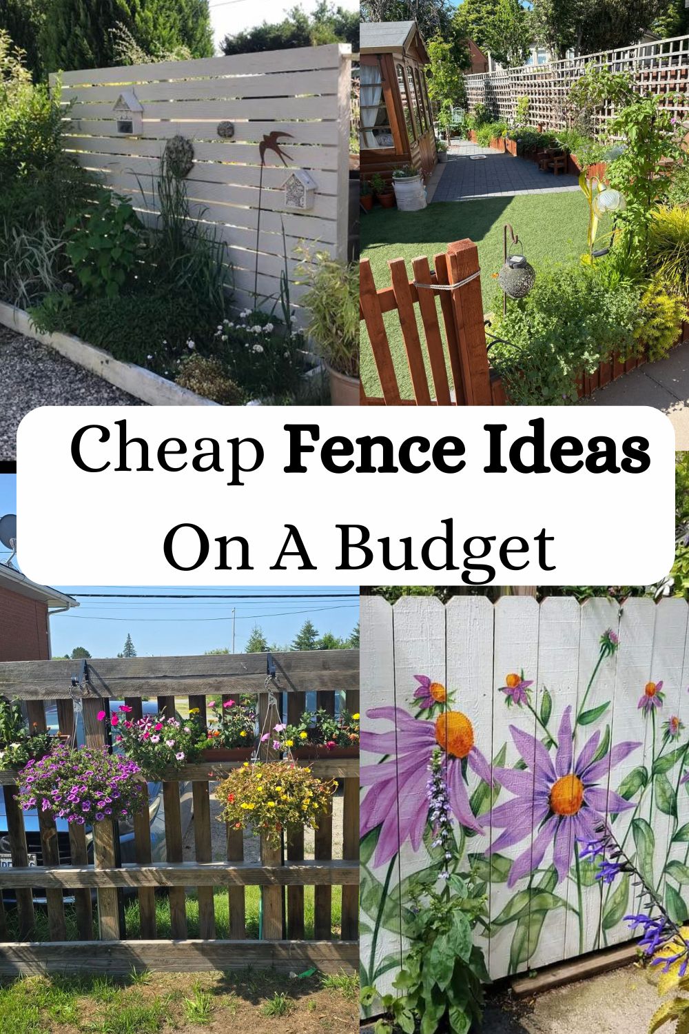 Cheap Fence Ideas On A Budget