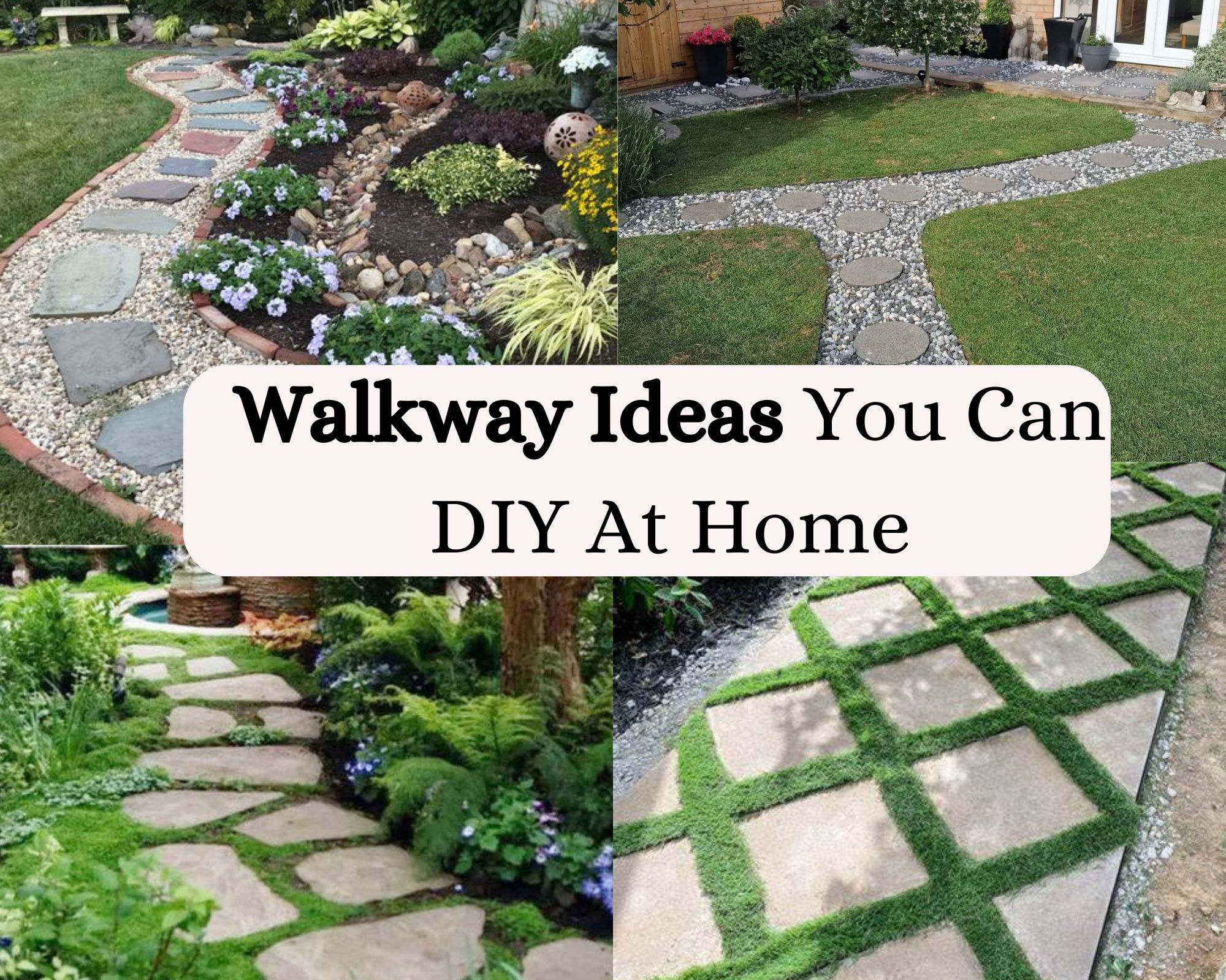 Walkway Ideas You Can DIY At Home