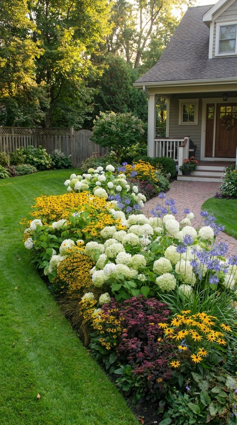 Perennials for the front of house full sun